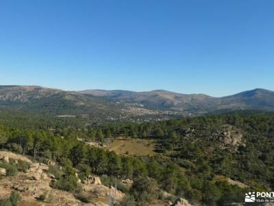 Ruta Pre-Nochebuena - Atalayas del Valladal; sendero gps pantalon senderismo sendero del valle panta